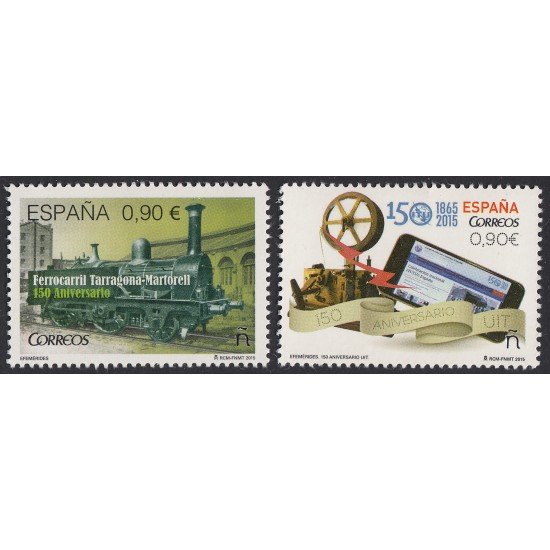 España Spain 4999/00 2015 Efemérides MNH