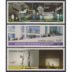 España Spain 5034/36 2016 Museos  MNH