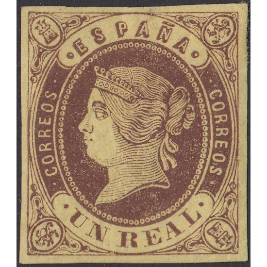España Spain 61 1862 Isabel II MH España Spain 61 1862 Isabel II MH