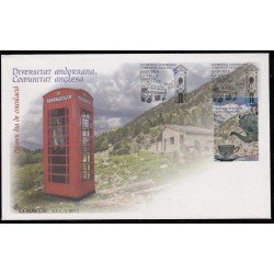 Andorra Española 433 2015 Diversidad Andorrana SPD Sobre Primer día Andorra Española 433 2015 Diversidad Andorrana SPD Sobre Primer día