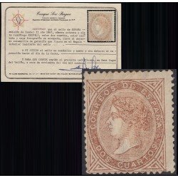 España Spain 87 1867 Isabel II MH España Spain 87 1867 Isabel II MH