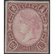 España Spain 71 1865 Isabel II MH