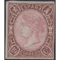 España Spain 71 1865 Isabel II MH España Spain 71 1865 Isabel II MH