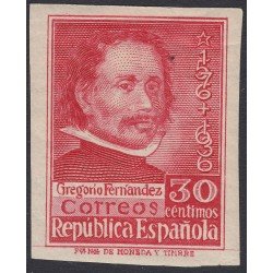España Spain 726s 1937 Gregorio Fernández Sin dentar MNH España Spain 726s 1937 Gregorio Fernández Sin dentar MNH