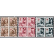 España Spain 1121/23 1953 Pro Tuberculosos MNH