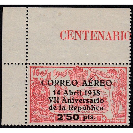 España Spain 756 1938 VII Aniversario República MNH España Spain 756 1938 VII Aniversario República MNH