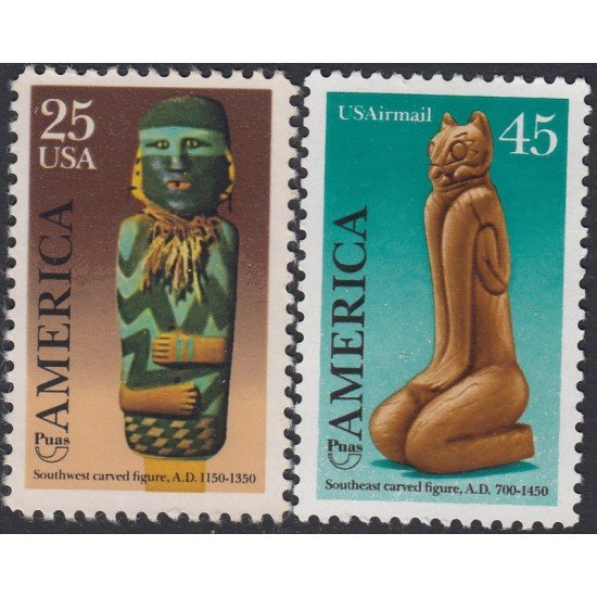 Upaep Estados Unidos 1877A - 115 1989 Estatua del suroeste MNH Upaep Estados Unidos 1877A - 115 1989 Estatua del suroeste MNH