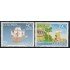 Upaep Colombia 838/39 1991 Colón carabela Sta María MNH