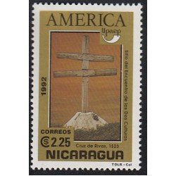Upaep Nicaragua 1703 1992 Cruz de Rivas MNH Upaep Nicaragua 1703 1992 Cruz de Rivas MNH