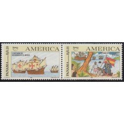 Upaep Panamá 1095/96 1992 Colon Columbus América carabelas Niña Pinta y Sta María MNH Upaep Panamá 1095/96 1992 Colon Columbus América carabelas Niña Pinta y Sta María MNH