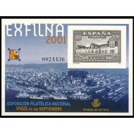 España Spain Prueba de lujo 75 2001 Vigo Exfilna 2001