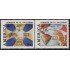 Upaep El Salvador 1160/61 1992 Objetos precolombinos Mapa americano MNH