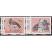Upaep España 3270/71 1993 Ciconia Gypaetus pájaros bird fauna  MNH