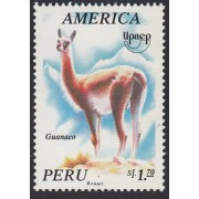 Upaep Perú 1053 1993 Lama guanicoe fauna MNH