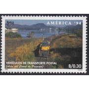 Upaep Panamá 1136 1994 Tren Postal train railway MNH
