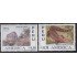Upaep Perú 1076/77 1995  Reseva Lachay Crocodylus fauna MNH