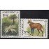 Upaep Uruguay 1528/29 1995 Dicksonia Chrysocyon fauna MNH