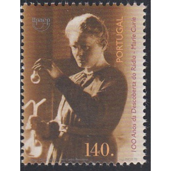 Upaep Portugal 2244 1998 Serafina Marie Curie Física MNH Upaep Portugal 2244 1998 Serafina Marie Curie Física MNH