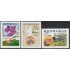 Upaep Honduras 1029/31 1999 Flor arma Paloma soldado Tren Bomba MNH