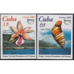 Upaep Cuba 3955/56 2001 Tetramicra Liggus flora MNH Upaep Cuba 3955/56 2001 Tetramicra Liggus flora MNH