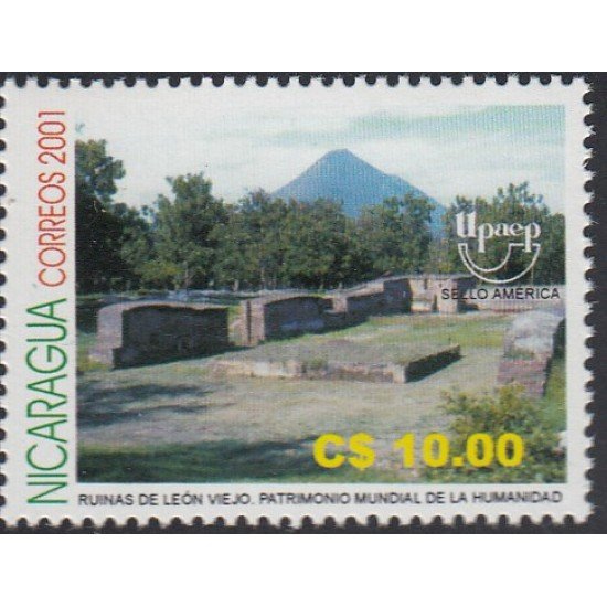 Upaep Nicaragua 2531 2001 Ruinas de León Viejo MNH Upaep Nicaragua 2531 2001 Ruinas de León Viejo MNH