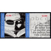 Upaep Colombia 1178/79 2002 Textos Lector MNH