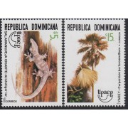 Upaep Rep. Dominicana 1492/93 2003 fauna Aristelliger lar Copernicia Berteroana MNH