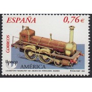 Upaep España 1769/70 2003 Locomotora La Madrileña tren train Railway MNH