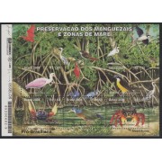 Upaep Brasil 2871/75 2004 Ajaia Pitangus Chasmagnathus Aramides pájaro birds fauna MNH