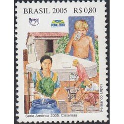 Upaep Brasil 2920 2005 Cisternas agua water MNH Upaep Brasil 2920 2005 Cisternas agua water MNH