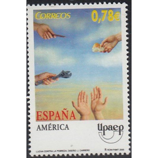 Upaep España 4189 2005 Lucha contra la pobreza MNH Upaep España 4189 2005 Lucha contra la pobreza MNH