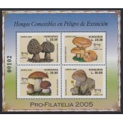 Upaep Honduras HB 82 2005 Hongos comestibles en peligro de extinción MNH