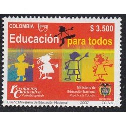Upaep Colombia 1418 2007 Educación para todos MNH Upaep Colombia 1418 2007 Educación para todos MNH