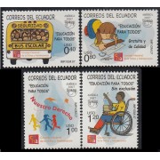 Upaep Ecuador 2048/51 2007 Educación para todos sin exclusión MNH