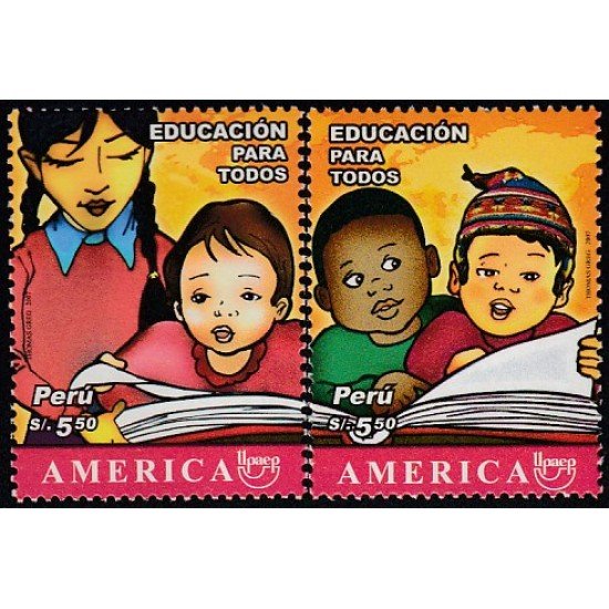 Upaep Perú 1698/99 2007 Educación para todos MNH