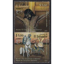 Upaep El Salvador 1697/98 2007 El Cristo negro Don Quijote de la Mancha MNH Upaep El Salvador 1697/98 2007 El Cristo negro Don Quijote de la Mancha MNH
