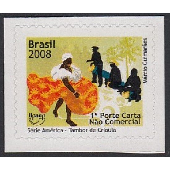 Upaep Brasil 3004 2008 Tambor de Crioula MNH Upaep Brasil 3004 2008 Tambor de Crioula MNH