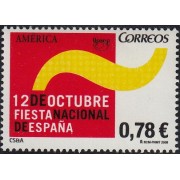 Upaep España 4438 2008 Doce de Octubre fiesta Nacional MNH