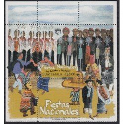 Upaep Guatemala HB 41 2008 Fiestas Nacionales Los cofrades y Capitanas MNH Upaep Guatemala HB 41 2008 Fiestas Nacionales Los cofrades y Capitanas MNH
