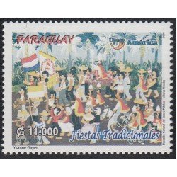 Upaep Paraguay 3011 2008 Fiestas Nacionales MNH Upaep Paraguay 3011 2008 Fiestas Nacionales MNH