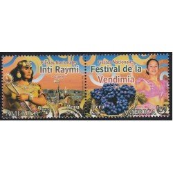 Upaep Perú 1731/32 2008 Fiestas Nacionales Festival de la Vendimia MNH Upaep Perú 1731/32 2008 Fiestas Nacionales Festival de la Vendimia MNH
