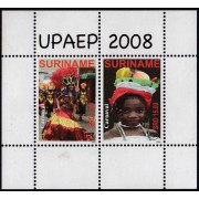Upaep Suriname HB 168 2008 Carnaval Fiestas Nacionales MNH