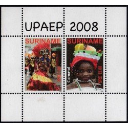 Upaep Suriname HB 168 2008 Carnaval Fiestas Nacionales MNH Upaep Suriname HB 168 2008 Carnaval Fiestas Nacionales MNH