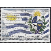 Upaep Uruguay 2448/49 2010 Símbolos Patrios MNH