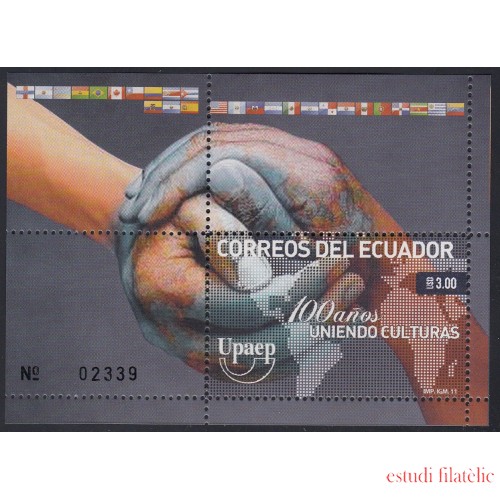 Upaep Ecuador HB 157 2011 100 años uniendo culturas MNH