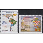 Upaep Paraguay 3053/54 2011 Unión Postal Américas 100 años uniendo culturas MNH