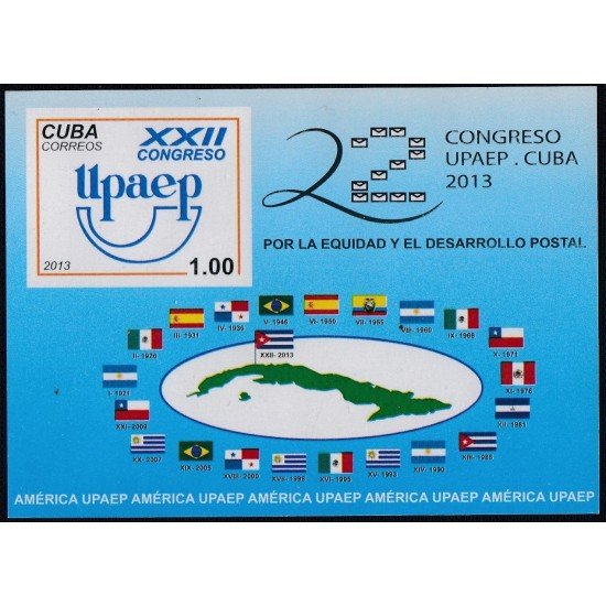 Upaep Cuba 2013 Congreso UPAEP Por la equidad y el desarrollo postal MNH Upaep Cuba 2013 Congreso UPAEP Por la equidad y el desarrollo postal MNH