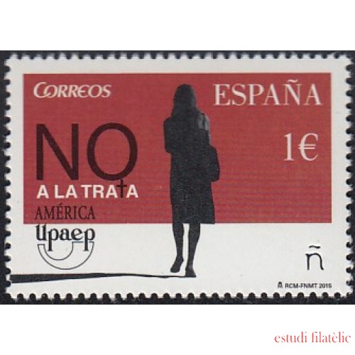 Upaep España 2015 No a la trata MNH