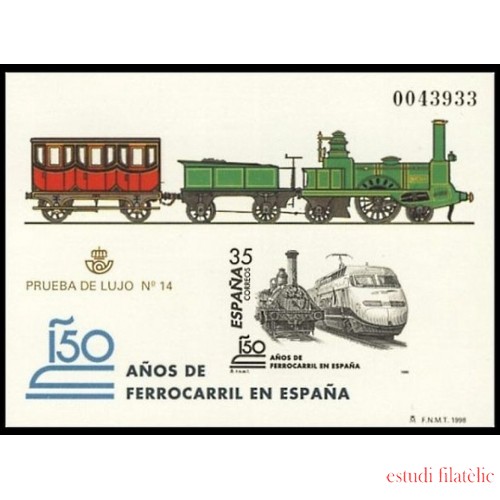 España Spain Prueba de lujo 67 1998 Tren  