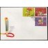 Upaep Portugal 2556/58 2002 Libro abierto Flor SPD FDC Sobre Primer Día